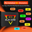 PlayZone Emulador de Consoles de 1 TB SSD Portátil para Jogos Retro para PS5/PS4/PS3/Xbox/Switch/WII/WIIU