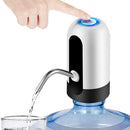Bomba para garrafão de água branca/preta, carregamento USB,