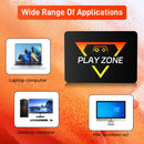 PlayZone Emulador de Consoles de 1 TB SSD Portátil para Jogos Retro para PS5/PS4/PS3/Xbox/Switch/WII/WIIU