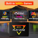 PlayZone Emulador de Consoles de 1 TB SSD Portátil para Jogos Retro para PS5/PS4/PS3/Xbox/Switch/WII/WIIU