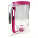 1 peça 900ml dispensador de massa manual graduado funil dispensador de massa para panquecas cupcakes bolo