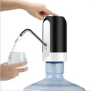 Bomba para garrafão de água branca/preta, carregamento USB,