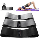 Faixas elásticas de tecido para exercícios de quadril, glúteos, coxas, agachamento, círculo,