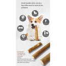 Brinquedos de mastigar para cães de madeira de café natural, bastão mastigável de longa duração