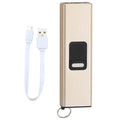 Isqueiro portátil de arco único de pulso sem chama, plasma, USB, recarregável,