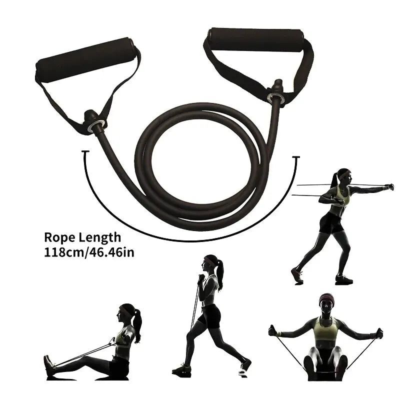 Faixas de Resistência com Alças, Faixas de Exercício,