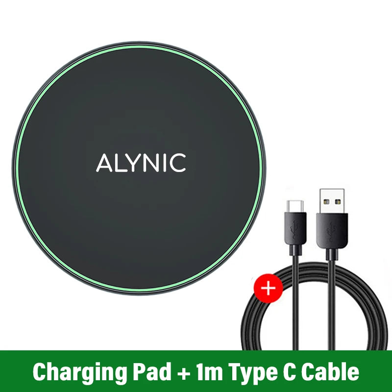 Carregador sem fio de 30 W para iPhone, Samsung , Xiaomi, Huawei