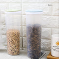 1 recipiente para armazenamento de alimentos com arroz e grãos, copo medidor,