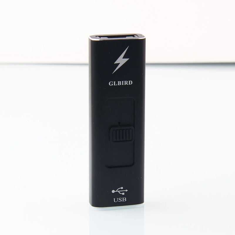Isqueiro portátil de arco único de pulso sem chama, plasma, USB, recarregável,