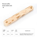Brinquedos de mastigar para cães de madeira de café natural, bastão mastigável de longa duração