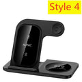 Suporte para carregador sem fio 3 em 1, suporte para celular