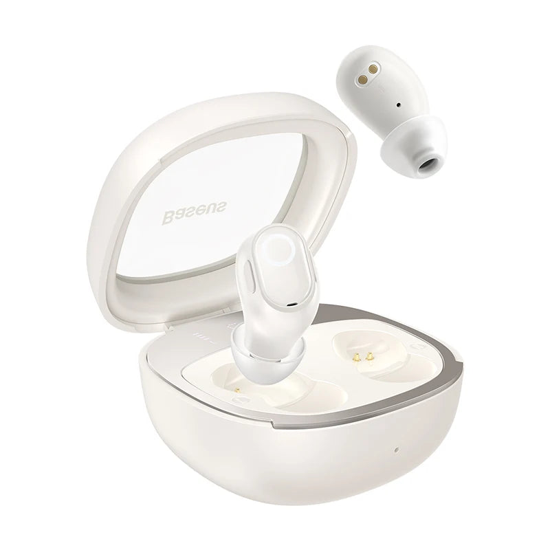 Fones de ouvido sem fio Baseus WM02 Plus Bluetooth 5.3 com display digital LED e controle por toque
