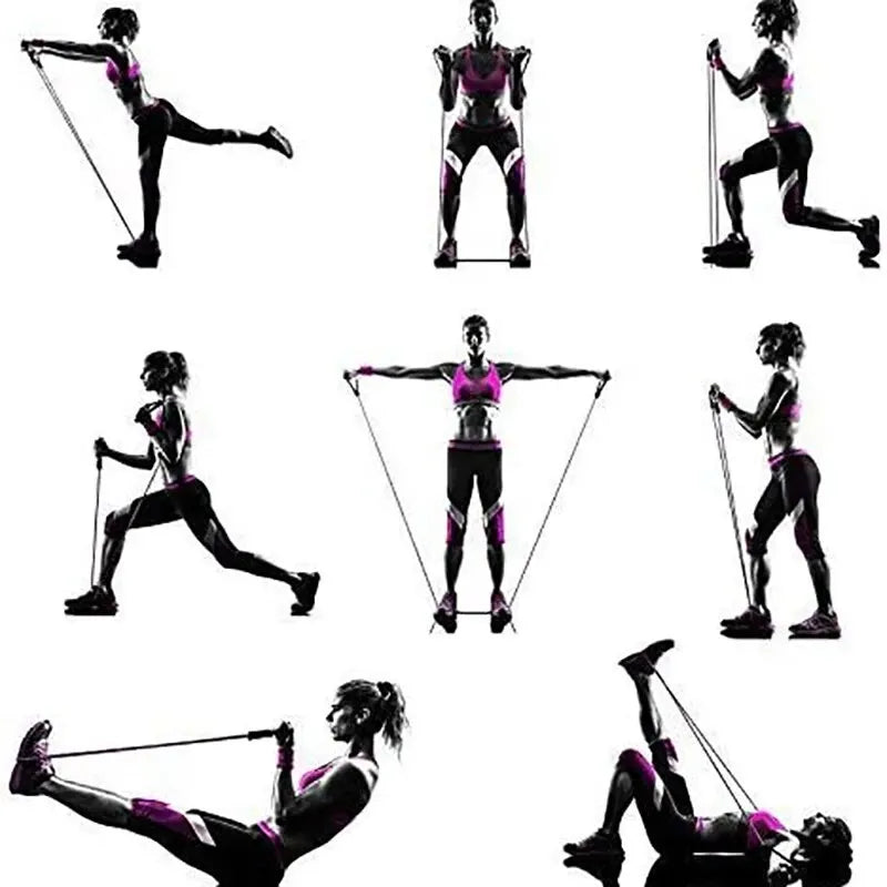 Faixas de Resistência com Alças, Faixas de Exercício,