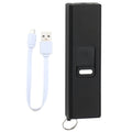 Isqueiro portátil de arco único de pulso sem chama, plasma, USB, recarregável,