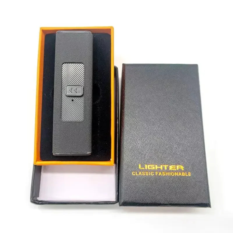 Isqueiro portátil de arco único de pulso sem chama, plasma, USB, recarregável,