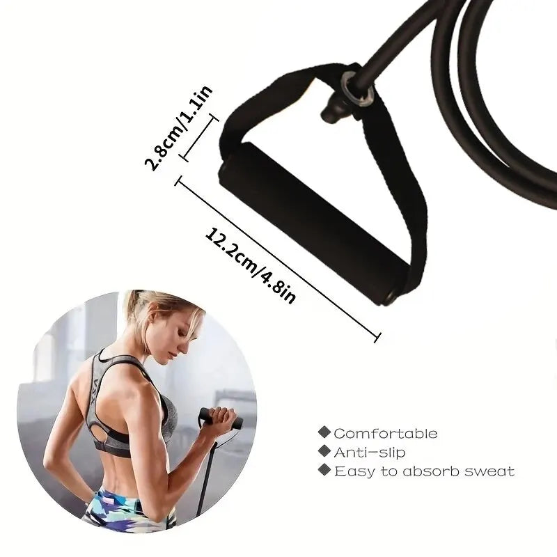 Faixas de Resistência com Alças, Faixas de Exercício,