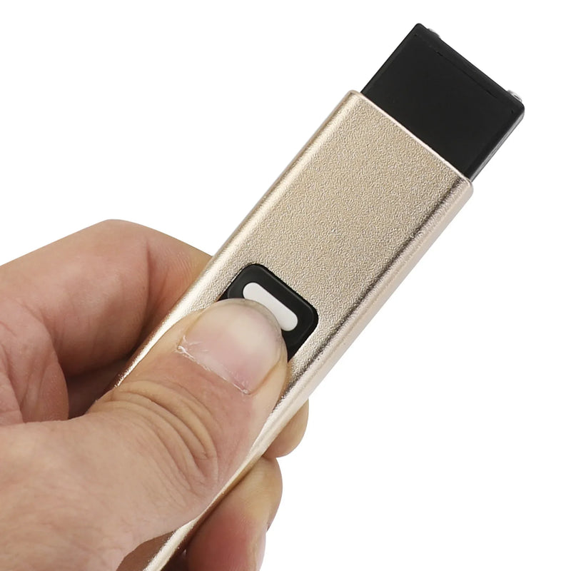 Isqueiro portátil de arco único de pulso sem chama, plasma, USB, recarregável,